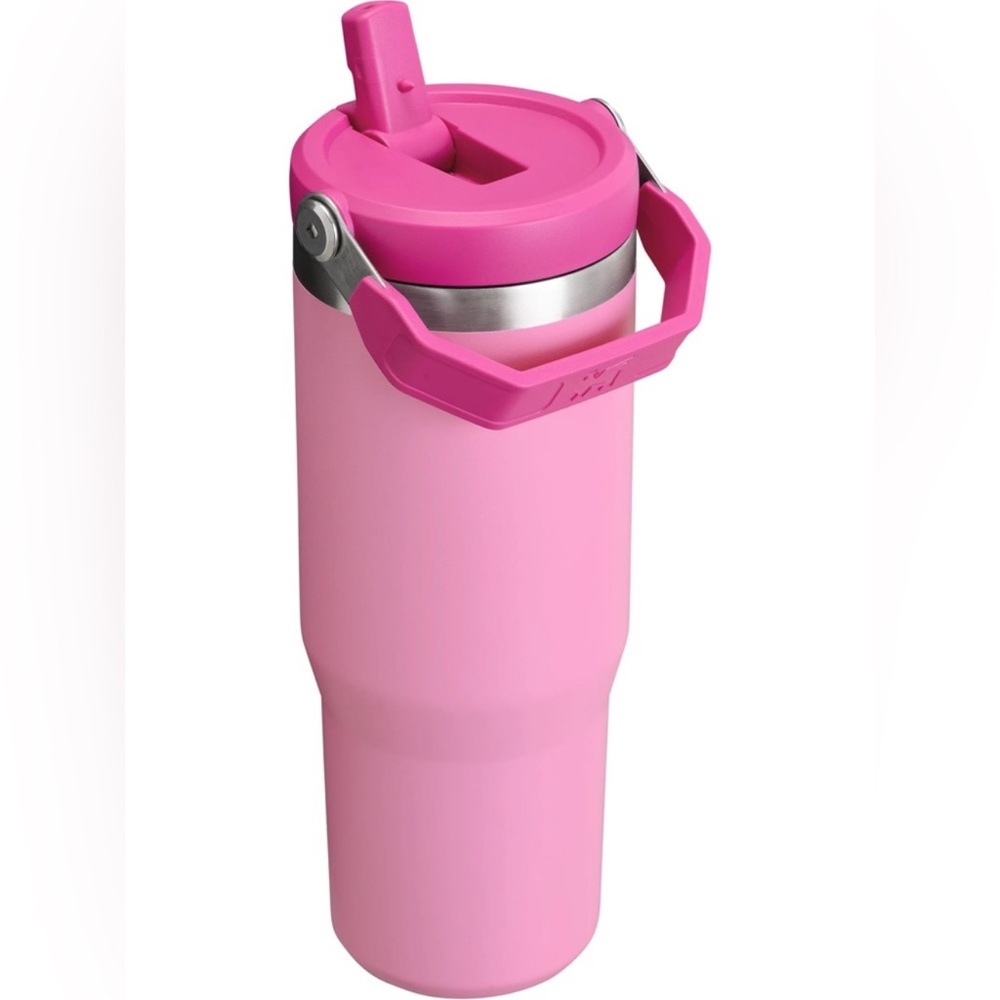 🎉LAST PIECE🎉Stanley 30 oz. IceFlow Tumbler with Flip Straw Peony - Picture 4 of 12